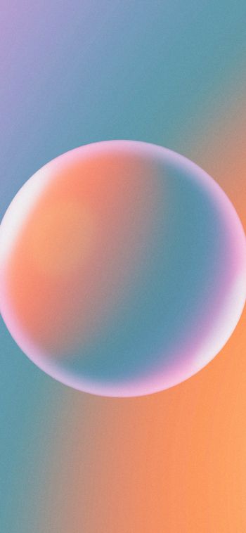 ball, sphere, color Wallpaper 1080x2340