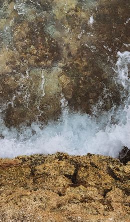 sea, water, splash Wallpaper 600x1024