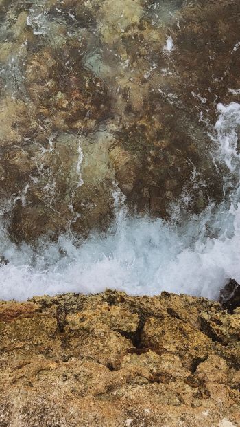 sea, water, splash Wallpaper 640x1136