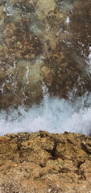 sea, water, splash Wallpaper 720x1520