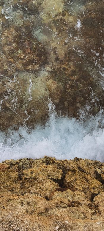 sea, water, splash Wallpaper 1440x3200