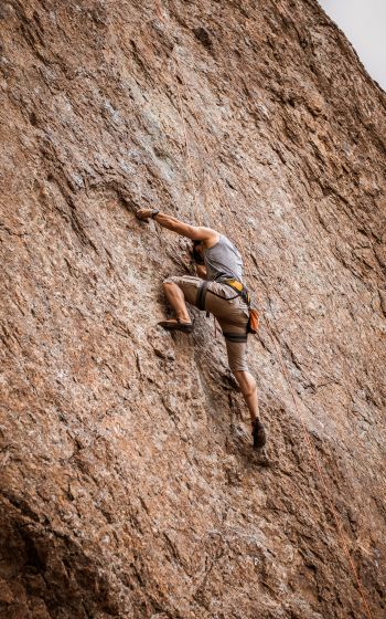 climber, man, mountains Wallpaper 1200x1920
