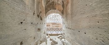 colosseum, Rome, Italy Wallpaper 3440x1440