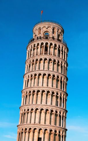 Leaning Tower of Pisa, Pisa, Italy Wallpaper 1200x1920