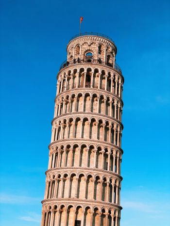 Leaning Tower of Pisa, Pisa, Italy Wallpaper 1620x2160