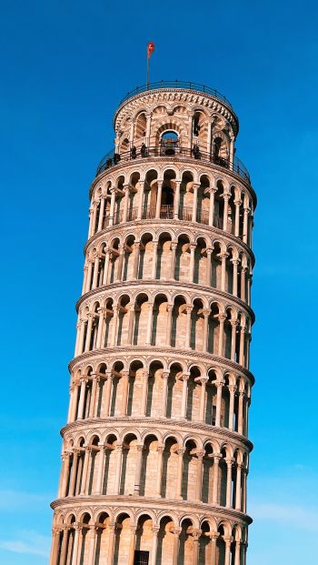 Leaning Tower of Pisa, Pisa, Italy Wallpaper 640x1136