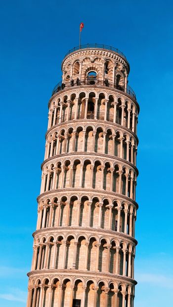 Leaning Tower of Pisa, Pisa, Italy Wallpaper 720x1280