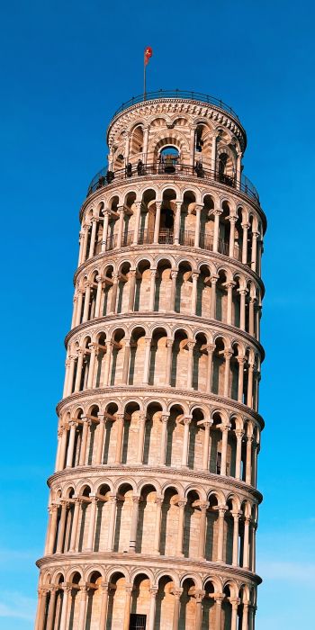 Leaning Tower of Pisa, Pisa, Italy Wallpaper 720x1440