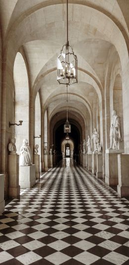 Palace of Versailles, Versailles, France Wallpaper 1080x2220