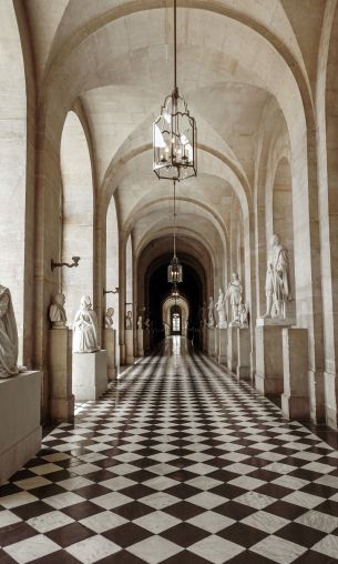 Palace of Versailles, Versailles, France Wallpaper 1200x2000
