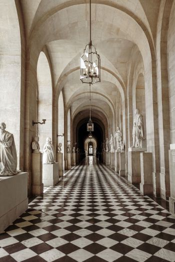 Palace of Versailles, Versailles, France Wallpaper 640x960