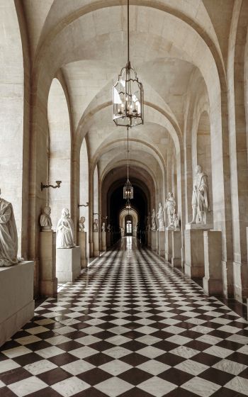 Palace of Versailles, Versailles, France Wallpaper 1600x2560