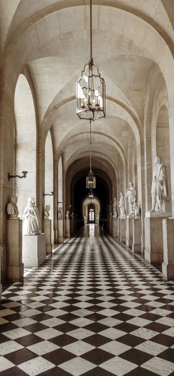 Palace of Versailles, Versailles, France Wallpaper 828x1792