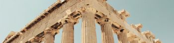 Parthenon, Athens, Greece Wallpaper 1590x400
