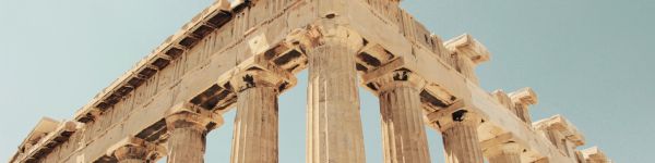 Parthenon, Athens, Greece Wallpaper 1590x400