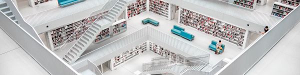 Stuttgart City Library, Stuttgart, Germany Wallpaper 1590x400