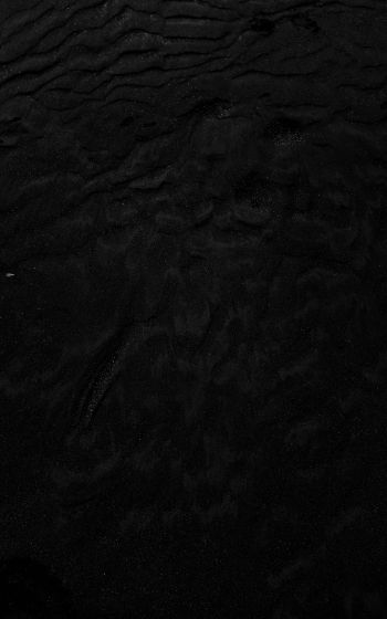 Обои 800x1280 черный песок, частицы, ночь