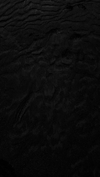 Обои 750x1334 черный песок, частицы, ночь