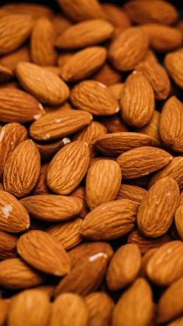 almond, nuts, brown Wallpaper 640x1136