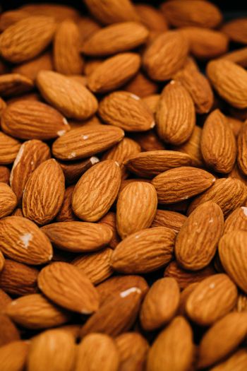 almond, nuts, brown Wallpaper 640x960