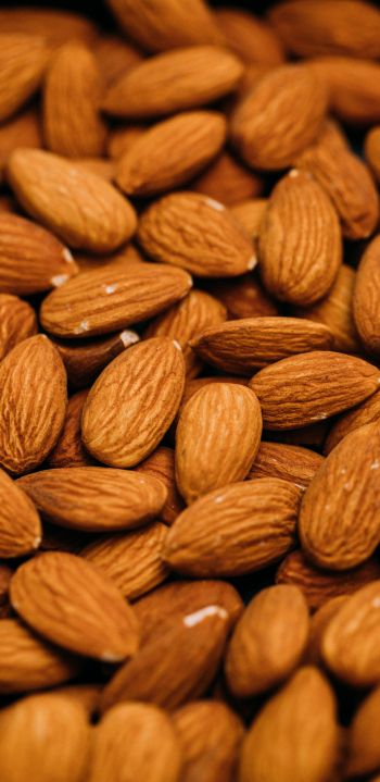 almond, nuts, brown Wallpaper 1080x2220