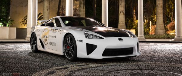 Lexus, Lexus LFA, sports car Wallpaper 3440x1440