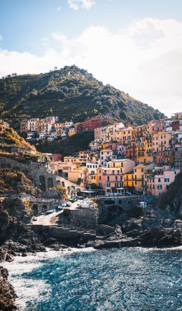 Cinque Terre, Spice, Italy Wallpaper 600x1024