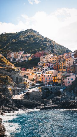 Cinque Terre, Spice, Italy Wallpaper 640x1136