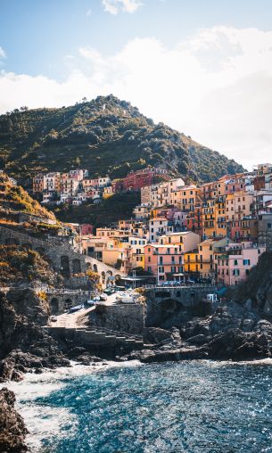 Cinque Terre, Spice, Italy Wallpaper 1200x2000