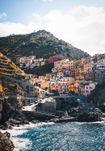 Cinque Terre, Spice, Italy Wallpaper 1640x2360