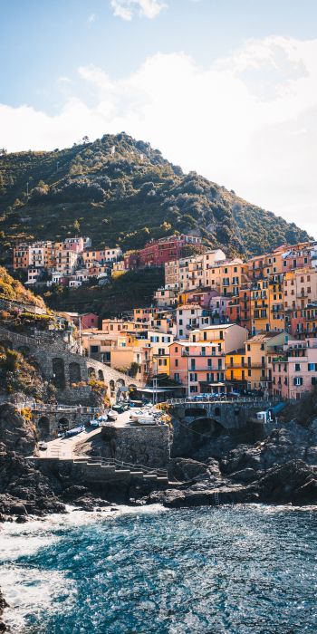 Cinque Terre, Spice, Italy Wallpaper 720x1440