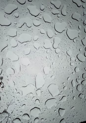 water droplets, sadness Wallpaper 1668x2388