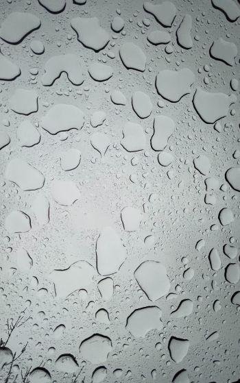 water droplets, sadness Wallpaper 1752x2800