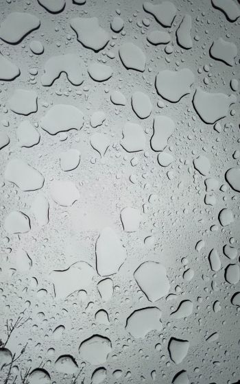 water droplets, sadness Wallpaper 1600x2560
