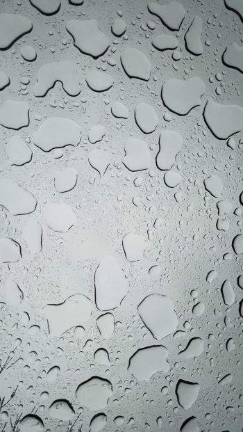 water droplets, sadness Wallpaper 640x1136