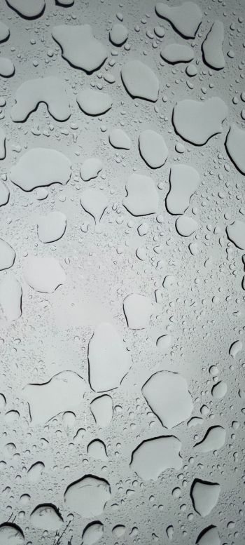 water droplets, sadness Wallpaper 1440x3200
