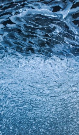 ice, crack, pattern Wallpaper 600x1024