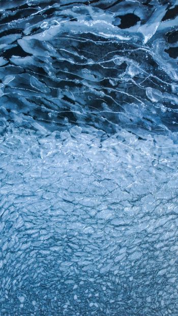 ice, crack, pattern Wallpaper 640x1136