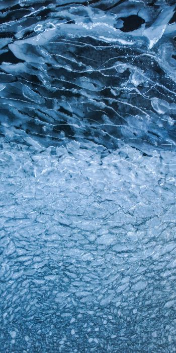 ice, crack, pattern Wallpaper 720x1440