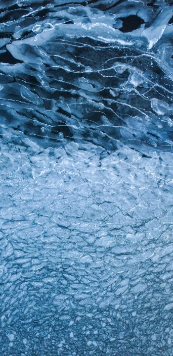 ice, crack, pattern Wallpaper 1080x2220