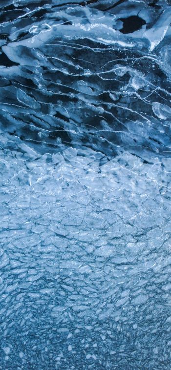 ice, crack, pattern Wallpaper 1080x2340