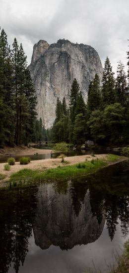 Yosemite National Park, USA Wallpaper 1080x2280