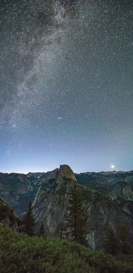 Yosemite Valley, USA Wallpaper 1440x2960