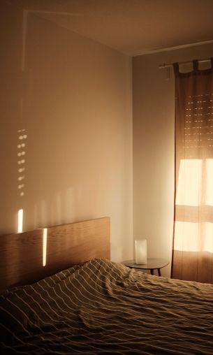 interior, bed, beige Wallpaper 1200x2000