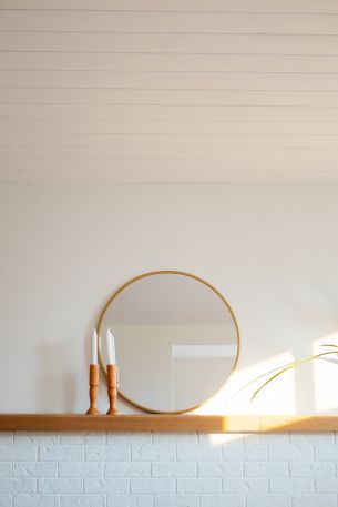 mirror, light, interior Wallpaper 3198x4797
