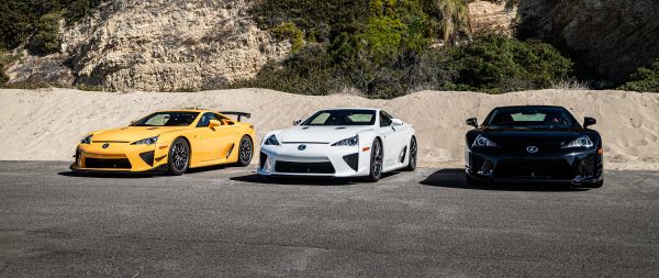 Lexus, Lexus LFA, sports car Wallpaper 2560x1080