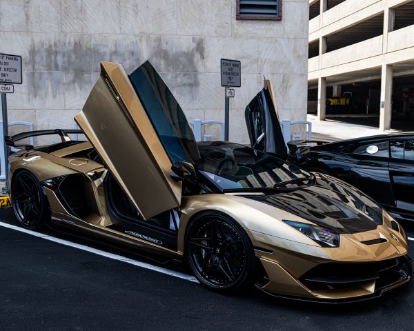 Lamborghini Aventador SVJ Roadster, sports car Wallpaper 1280x1024