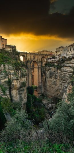 Ronda, Spain, city Wallpaper 1440x2960