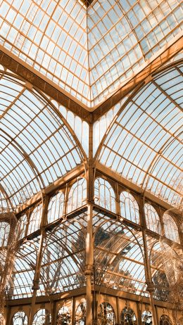 Crystal Palace, Madrid, Spain Wallpaper 750x1334