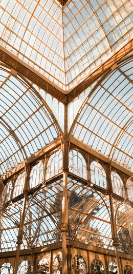 Crystal Palace, Madrid, Spain Wallpaper 1080x2220